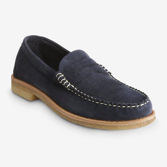 Allen Edmonds Catalina Soft Penny Loafer Blue Size 9.5 D 2241 DD319 main image 9